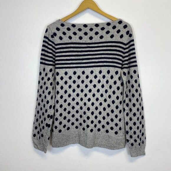 J. Crew Polka Dot Striped Sweater - Picture 8 of 11